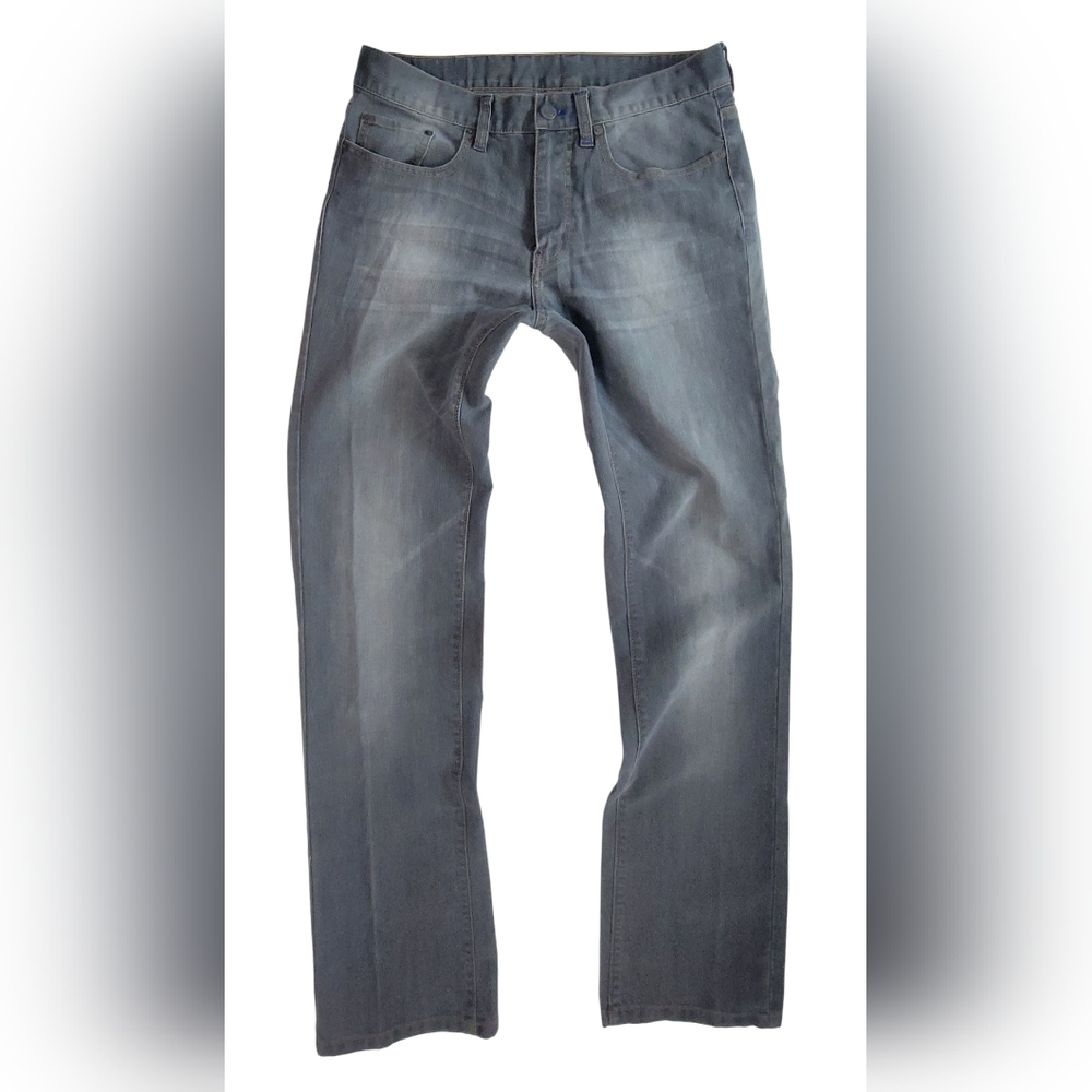 Kenneth Cole Reaction Casual Classic Fit Grey Jeans Size 30 X 32 Men Gray Gokim